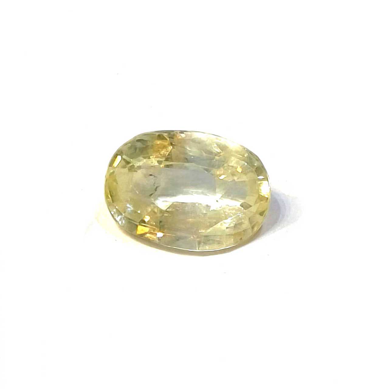 Yellow natural sapphire
