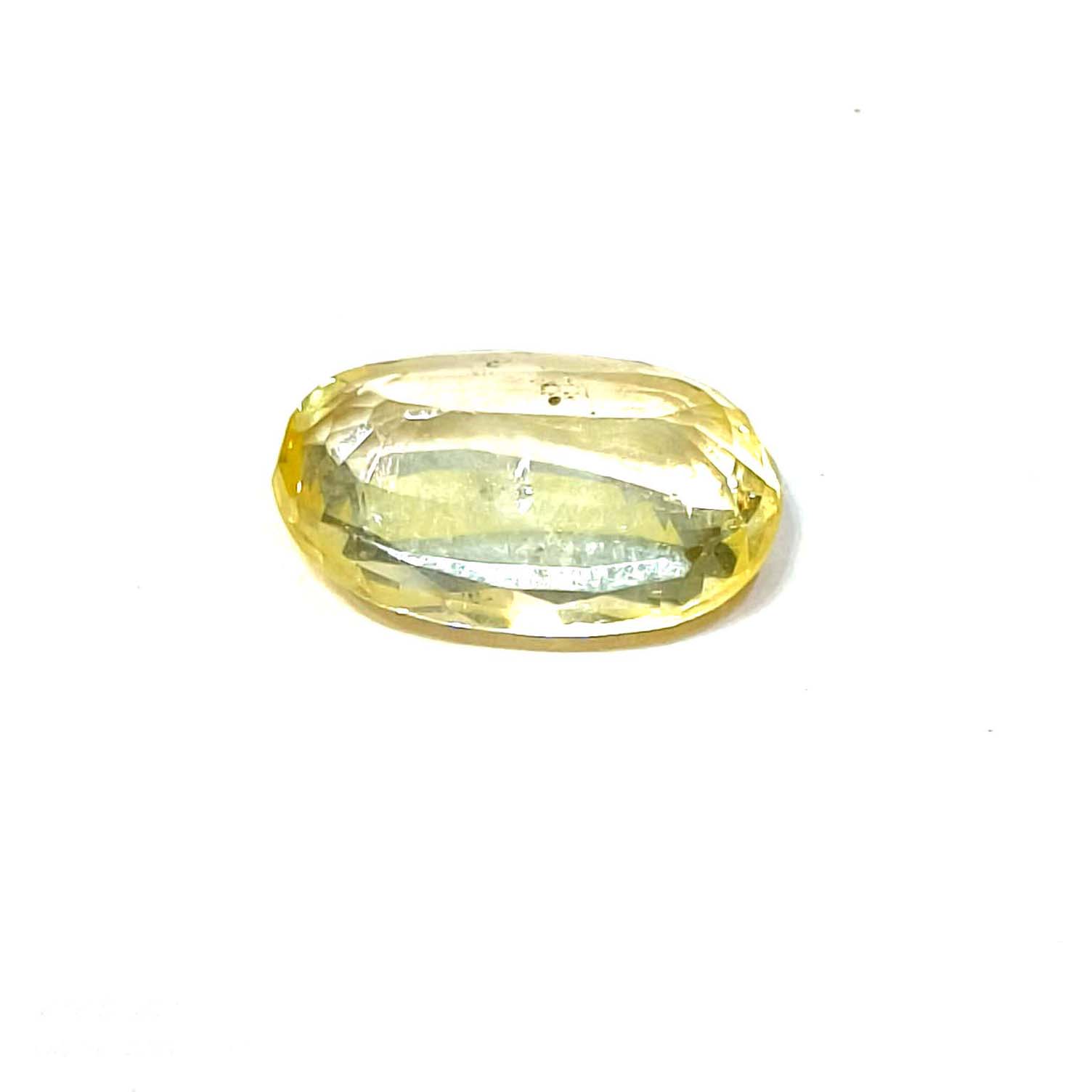 Yellow natural sapphire