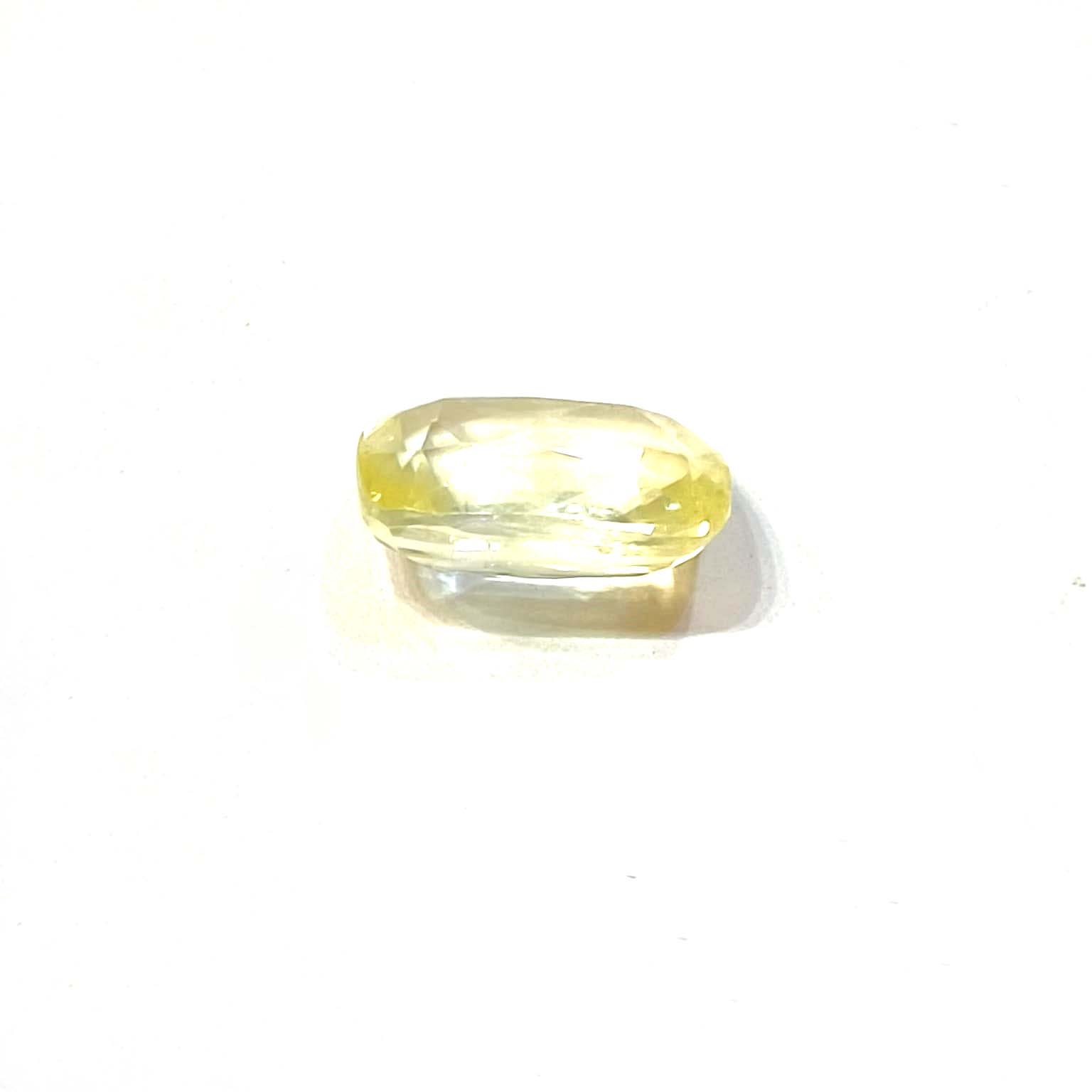 Yellow natural sapphire