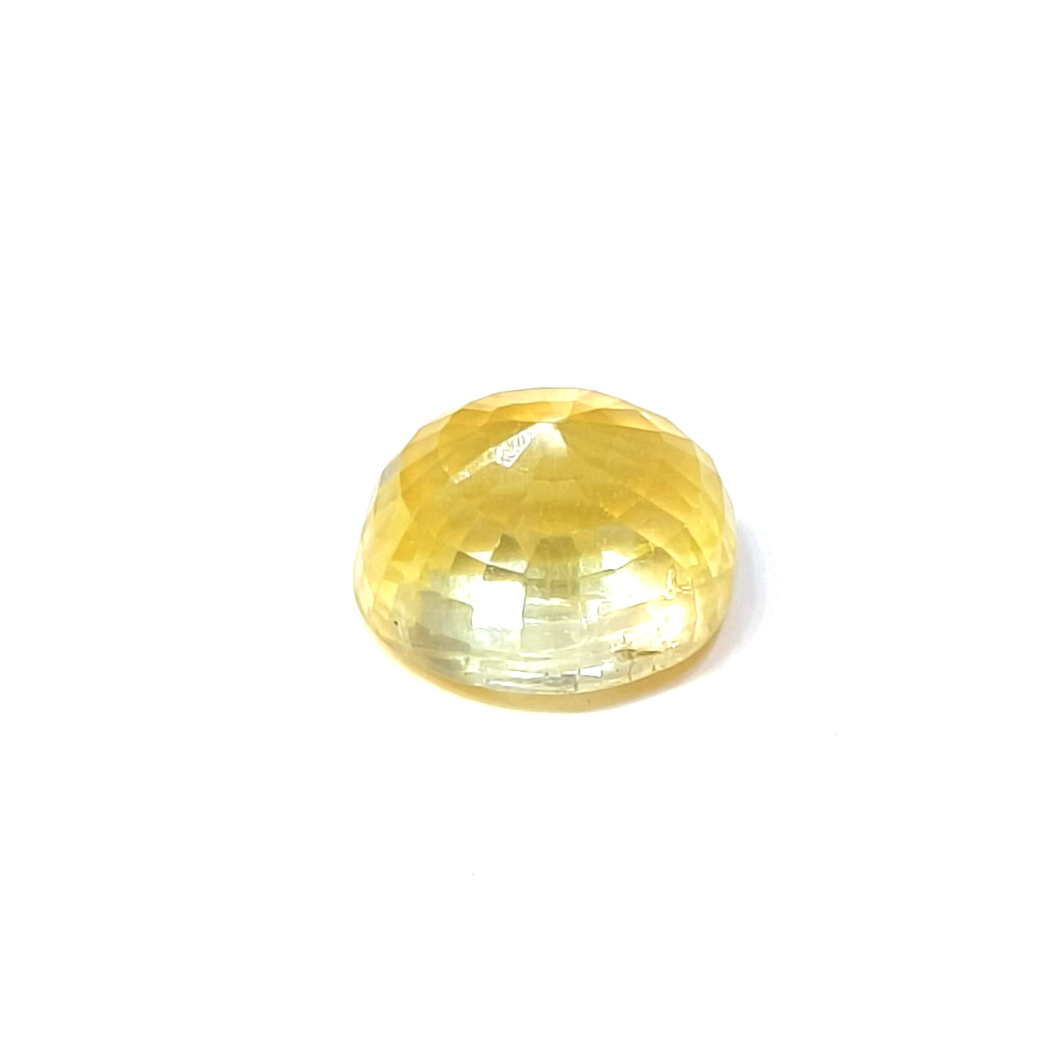 Yellow natural sapphire
