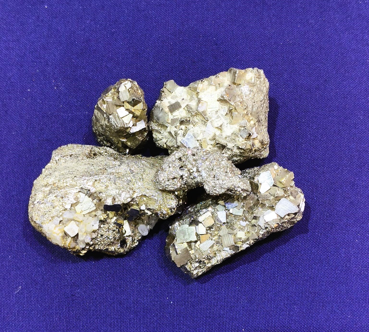 Pyrite cut stone